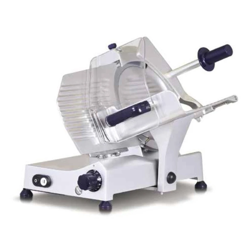 AFFETTATRICE PROFESSIONALE A GRAVITA' LAMA 275 mm AFFETTATRICE PROFESSIONALE A GRAVITA' LAMA 275 Mm -Macchine del Gusto affettatrice a gravita lama 275 mm trasmissione a cinghia