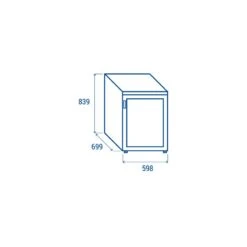 ARMADIO CONGELATORE -12°/+5°C IN ABS 200 Litri 9 ARMADIO CONGELATORE -12°/+5°C IN ABS 200 Litri -Macchine del Gusto armadio congelatore in abs ventilato 200 lt per congelamento bicchieri 7