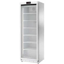 ARMADIO REFRIGERATO CONGELATORE STATICO 400 L.-Porta In Vetro