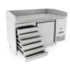 BANCO PIZZERIA REFRIGERATO CON CASSETTIERA 1 BANCO PIZZERIA REFRIGERATO CON CASSETTIERA -Macchine del Gusto banco pizzeria refrigerato epf3490