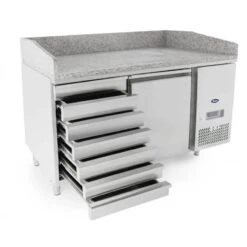 BANCO PIZZERIA REFRIGERATO CON CASSETTIERA