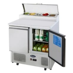 SALADETTE CON PORTACONDIMENTI 5 X GN1/6 - 2 ANTE