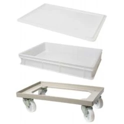 CASSETTE LIEVITAZIONE PIZZA 5 +1 COPERCHIO+ CARRELLO