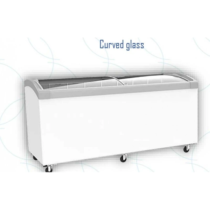 CONGELATORE A POZZETTO CON VETRI CURVI - 4 Baskets CONGELATORE A POZZETTO CON VETRI CURVI - 4 Baskets -Macchine del Gusto congelatore a pozzetto con vetri curvi 4 baskets