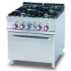 CUCINA 4 Fuochi - Forno Elettrico Ventilato GN 1/1 1 CUCINA 4 Fuochi - Forno Elettrico Ventilato GN 1/1 -Macchine del Gusto cucina 4 fuochi forno elettrico ventilato
