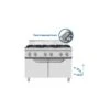 CUCINA A GAS 6 FUOCHI CON ANTE Prof 90 Cm 12 KW 2 CUCINA A GAS 6 FUOCHI CON ANTE Prof 90 Cm 12 KW -Macchine del Gusto cucina a gas 6 at9g6b f 2