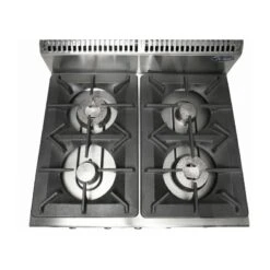 CUCINA A GAS 4 FUOCHI Prof 90 12 KW -Macchine del Gusto cucina gas 4 fuochi 12 at9g4b f 2 2