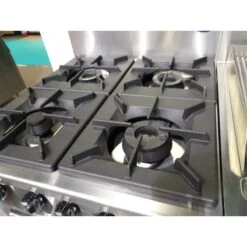 CUCINA A GAS 4 FUOCHI CON FORNO STATICO Prof 90 -Macchine del Gusto cucina gas 4 fuochi forno at9g4b o 1 5