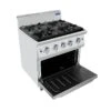 CUCINA A GAS 4 FUOCHI 7 KW CON FORNO 2 CUCINA A GAS 4 FUOCHI 7 KW CON FORNO -Macchine del Gusto cucina gas 7 kw con forno