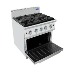 CUCINA A GAS 4 FUOCHI 7 KW CON FORNO