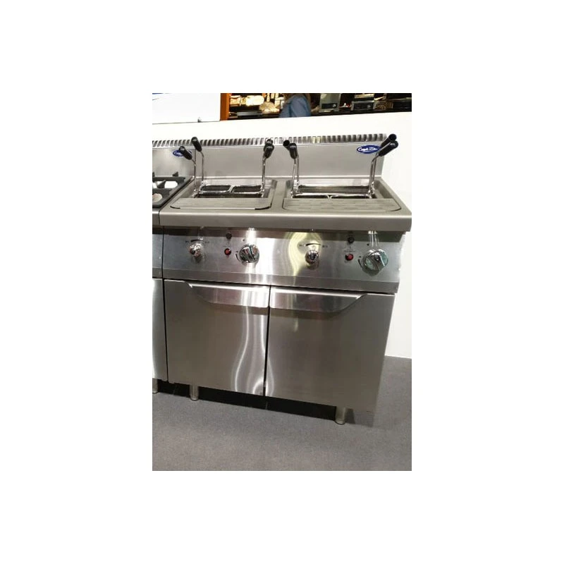 CUOCIPASTA DOPPIA VASCA 24+24 LITRI CUOCIPASTA DOPPIA VASCA 24+24 LITRI -Macchine del Gusto cuocipasta doppia vasca at7g8p f