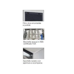 FABBRICATORE GHIACCIO FINGER 46kg -Macchine del Gusto fabbricatore ghiaccio finger 46kg in 24 ore 2