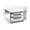 FORNO ELETTRICO PER PIZZA CAMERA DOPPIA IN REFRATTARIO PORTE IN VETRO E LUCE INTERNA Fino A 390°C -Macchine del Gusto forno elettrico per pizza camera doppia in refrattario 390 gradi
