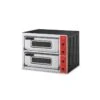 FORNO ELETTRICO PER PIZZA MICRO 500 DOPPIA CAMERA 50x50 , TERMOMETRO E PORTA IN VETRO Fino A 500°C 2 FORNO ELETTRICO PER PIZZA MICRO 500 DOPPIA CAMERA 50x50 , TERMOMETRO E PORTA IN VETRO Fino A 500°C -Macchine del Gusto forno elettrico per pizza micro 500 doppia camera termometro e porta in vetro fino a 500c