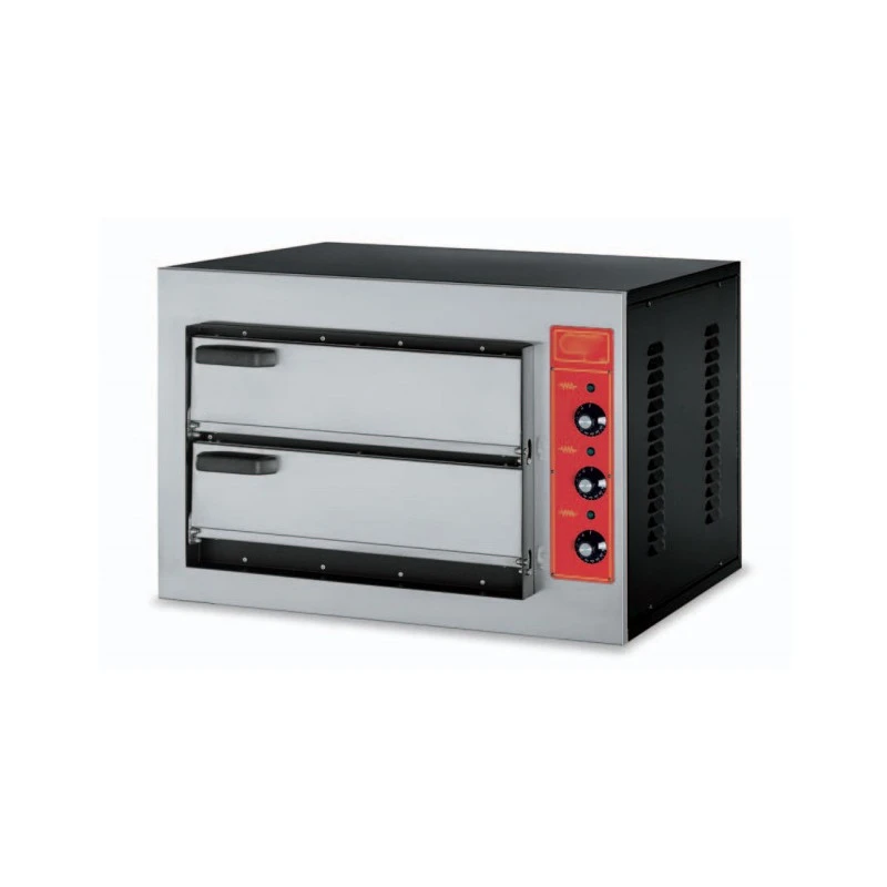FORNO ELETTRICO PER PIZZA MINI 3T CAMERA DOPPIA Capacità teglie 50x50 cm FORNO ELETTRICO PER PIZZA MINI 3T CAMERA DOPPIA Capacità Teglie 50x50 Cm -Macchine del Gusto forno elettrico per pizza mini 3t ggf