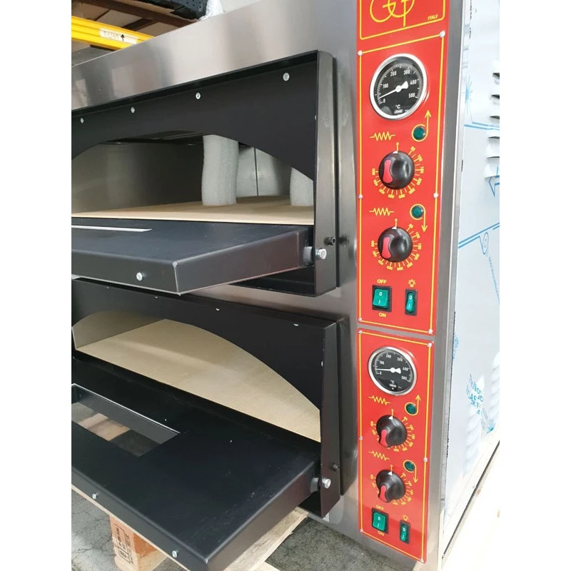 FORNO PIZZERIA CAMERA DOPPIA 2+2 teglie 60x40 FORNO PIZZERIA CAMERA DOPPIA 2+2 Teglie 60x40 -Macchine del Gusto forno elettrico per pizza professionale camera doppia 22 teglie 60x40 4
