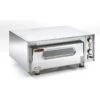FORNETTO PIZZA PIANO COTTURA REFRATTARIO PORTA IN VETRO E LUCE INTERNA 390°C