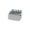 FRIGGITRICE BAR ELETTRICA DOPPIA 4+7 Litri Monofase 2 FRIGGITRICE BAR ELETTRICA DOPPIA 4+7 Litri Monofase -Macchine del Gusto friggitrice bar elettrica doppia 47 litri monofase