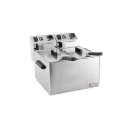 FRIGGITRICE ELETTRICA DOPPIA 4+4 Litri Monofase