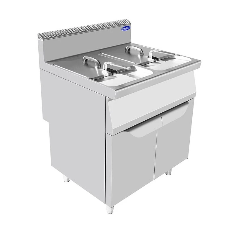 FRIGGITRICE A GAS 2 VASCHE DA 16+16 Litri FRIGGITRICE A GAS 2 VASCHE DA 16+16 Litri -Macchine del Gusto friggitrice gas 2 vasche da 16 litri