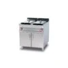 FRIGGITRICE GAS - Vasca Doppia 25+25 Litri -Macchine del Gusto friggitrice gas vasca doppia 25 litri
