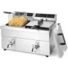 FRIGGITRICE A INDUZIONE Due Vasche 8+8 LITRI 1 FRIGGITRICE A INDUZIONE Due Vasche 8+8 LITRI -Macchine del Gusto friggitrice induzione hendi doppia