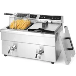 FRIGGITRICE A INDUZIONE Due Vasche 8+8 LITRI