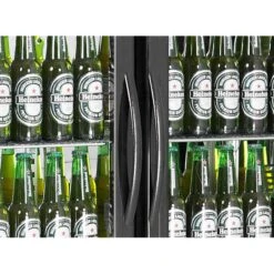 FRIGO A VETRINA NERO BIBITE DOPPIA PORTA 458 Litri -Macchine del Gusto frigo vetrina nero doppia porta 2