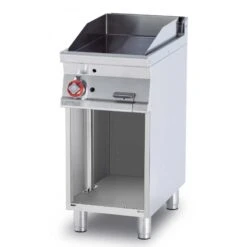 FRY-TOP LISCIO GAS SU MOBILE A GIORNO