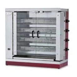 GIRARROSTO PROFESSIONALE A GAS Per 16/20 Polli