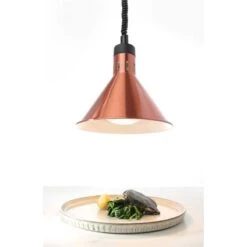 LAMPADA SCALDAVIVANDE CONICA RAME