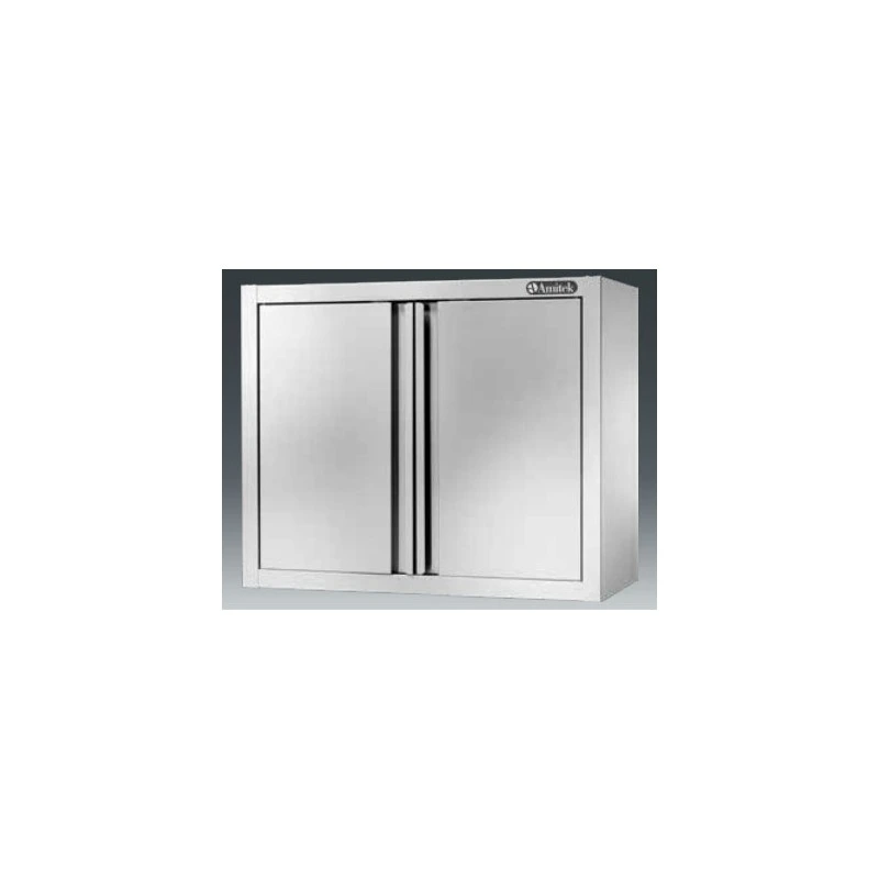 PENSILE IN ACCIAO INOX 2 PORTE A BATTENTE PENSILE IN ACCIAO INOX 2 PORTE A BATTENTE -Macchine del Gusto pensile in acciao inox 2 porte a battente