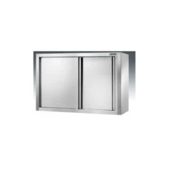 PENSILE IN ACCIAO INOX PORTE SCORREVOLI 1000x400x650h