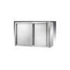 PENSILE IN ACCIAO INOX PORTE SCORREVOLI 2000x400x650h 2 PENSILE IN ACCIAO INOX PORTE SCORREVOLI 2000x400x650h -Macchine del Gusto pensile in acciao inox porte scorrevoli 2000x400x650h