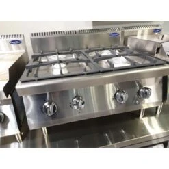 PIANO COTTURA A GAS 4 FUOCHI -Macchine del Gusto piano cotturaat7g4b c 1 2