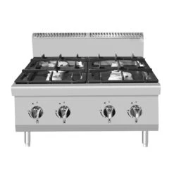 PIANO COTTURA A GAS 4 FUOCHI