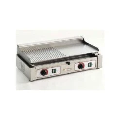 PIASTRA DOPPIA IN ACCIAIO CROMATO SENZA COPERCHI