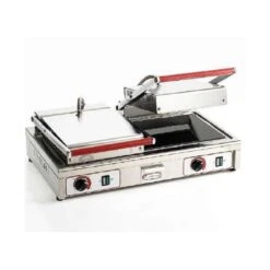 PIASTRA IN VETROCERAMICA DOPPIA CON COPERCHIO -Macchine del Gusto piastra panini in vetro ceramica doppia con coperchio 2