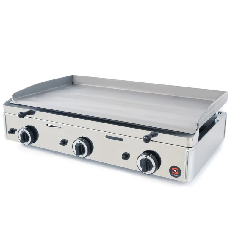 PIASTRA SNACK A GAS IN ACCIAIO 783x395 mm. PIASTRA SNACK A GAS IN ACCIAIO 783x395 Mm. -Macchine del Gusto piastra snack a gas in acciaio 783x395 mm