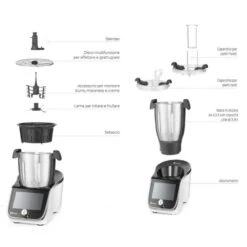 ROBOT DA CUCINA MULTIFUNZIONE CON SCHERMO TOUCH 6 ROBOT DA CUCINA MULTIFUNZIONE CON SCHERMO TOUCH -Macchine del Gusto robot da cucina multifunzione con schermo touch 4