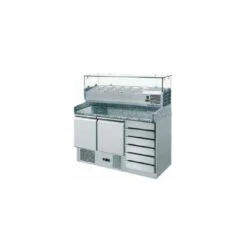 SALADETTE REFRIGERATA CON CASSETTI E VETRINETTA