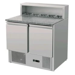 SALADETTE REFRIGERATA STATICA DUE PORTE- 5 Condimenti