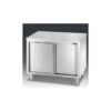 TAVOLO ARMADIO CON PORTE SCORREVOLI 1200x700x850h -Macchine del Gusto tavolo armadio con porte scorrevoli 1200x700x850h