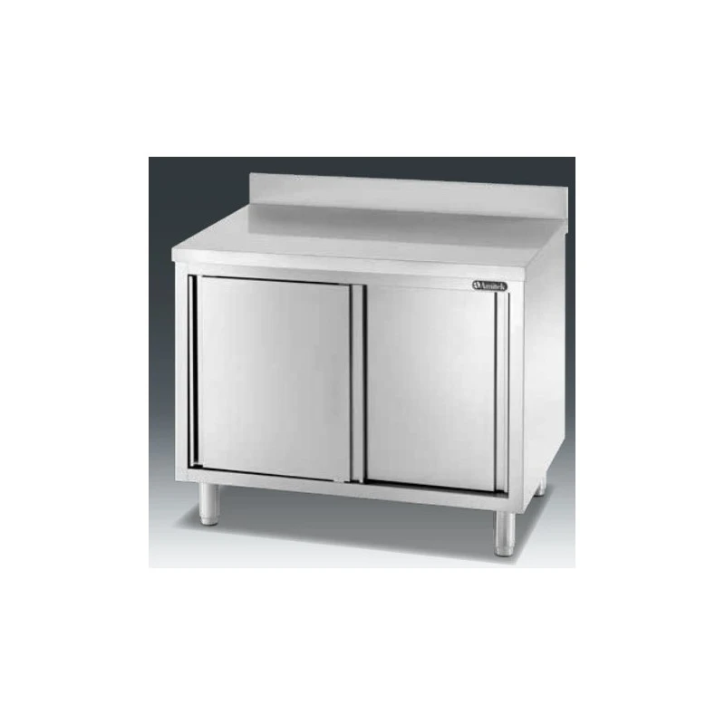 TAVOLO ARMADIO CON PORTE SCORREVOLI 1500x700x850h TAVOLO ARMADIO CON PORTE SCORREVOLI 1500x700x850h -Macchine del Gusto tavolo armadio con porte scorrevoli 1500x700x850h 1