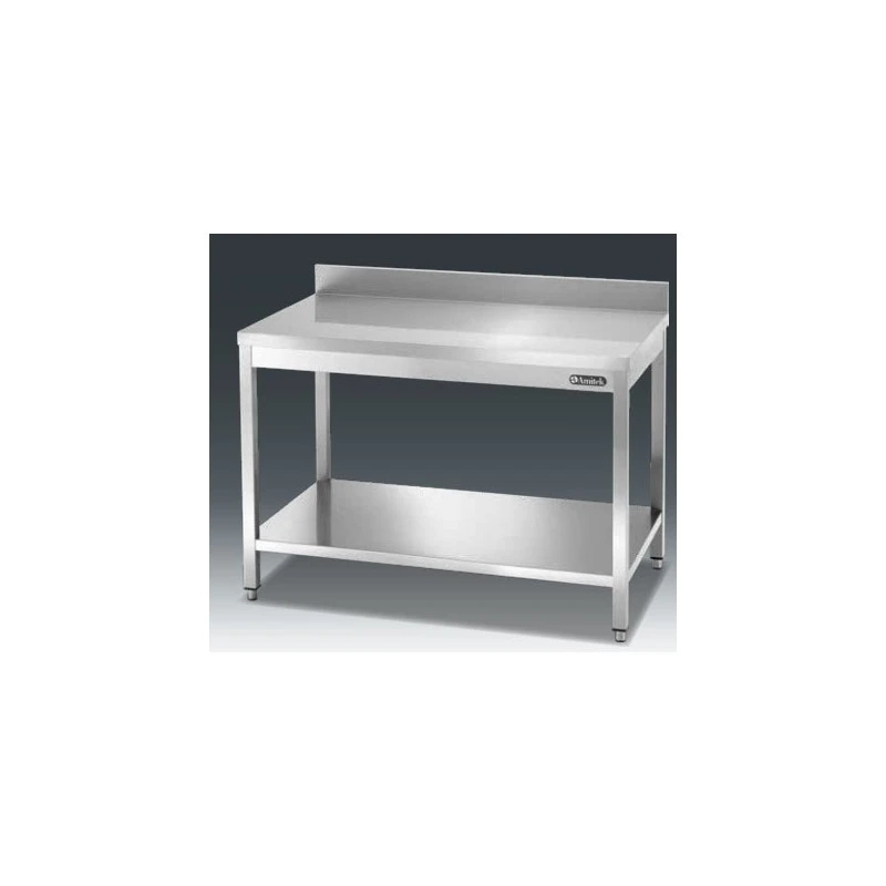 TAVOLO IN ACCIAIO INOX CON TELAIO 100x70x85H TAVOLO IN ACCIAIO INOX CON TELAIO 100x70x85H -Macchine del Gusto tavolo in acciaio inox con telaio 100x70x85h 1