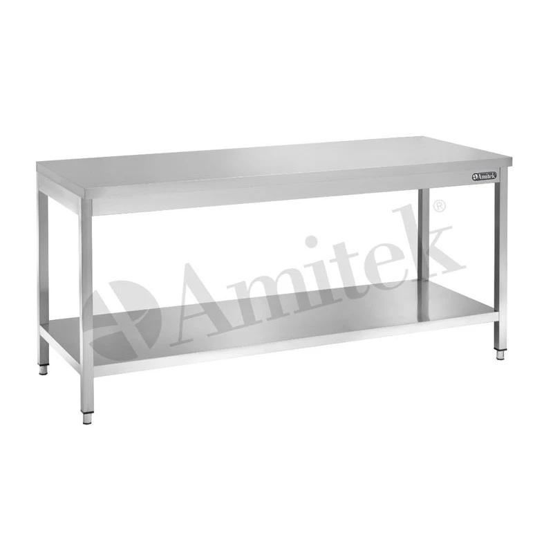TAVOLO IN ACCIAIO INOX CON TELAIO 120x60x85H TAVOLO IN ACCIAIO INOX CON TELAIO 120x60x85H -Macchine del Gusto tavolo in acciaio inox con telaio 110x60x90h 3