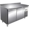 TAVOLO PASTICCERIA REFRIGERATO VENTILATO, Con Alzatina, 2 Griglie -Macchine del Gusto tavolo pasticceria refrigerato ventilato con alzatina 2 griglie
