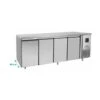 TAVOLO REFRIGERATO 60 Cm - 4 PORTE -Macchine del Gusto tavolo refrigerato epf3441 gr 304t