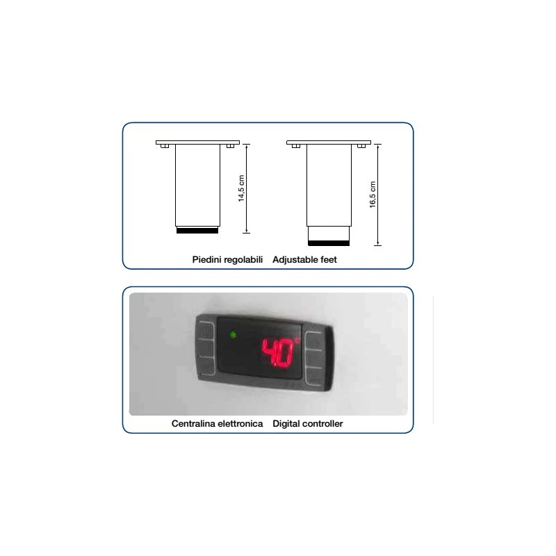 TAVOLO REFRIGERATO VENTILATO 3 porte. Prof. 60 cm con alzatina TAVOLO REFRIGERATO VENTILATO 3 Porte. Prof. 60 Cm Con Alzatina -Macchine del Gusto tavolo refrigerato ventilato aks3200tn 1