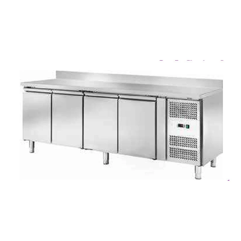 TAVOLO REFRIGERATO VENTILATO 4 porte - Prof.60 cm con alzatina TAVOLO REFRIGERATO VENTILATO 4 Porte - Prof.60 Cm Con Alzatina -Macchine del Gusto tavolo refrigerato ventilato aks4200tn
